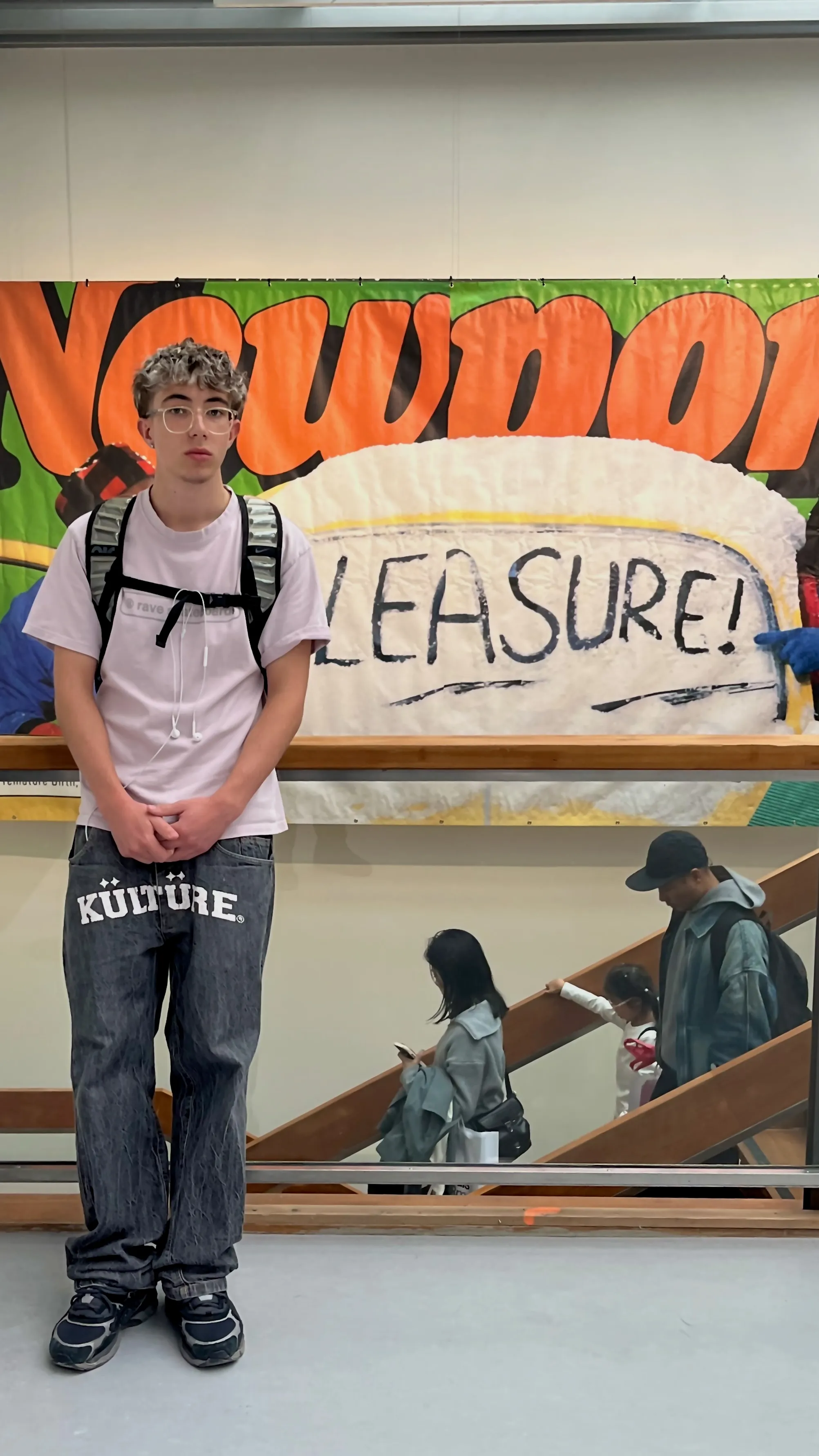 AT THE VIRGIL ABLOH EXPOSITION